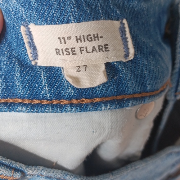 Madewell Blue Straight Leg Jeans - Picture 6 of 11